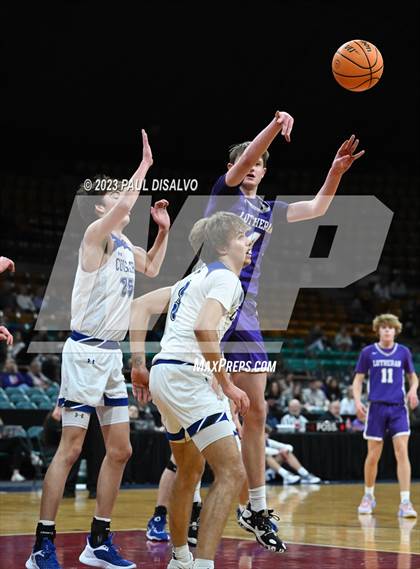 Thumbnail 1 in Resurrection Christian vs. Lutheran (CHSAA 4A Final 4) photogallery.