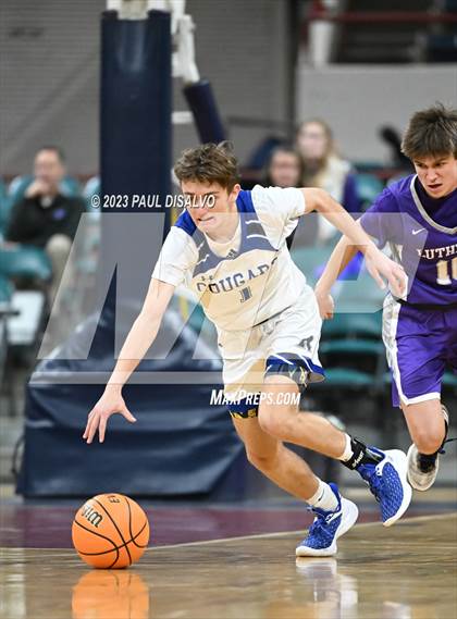 Thumbnail 2 in Resurrection Christian vs. Lutheran (CHSAA 4A Final 4) photogallery.
