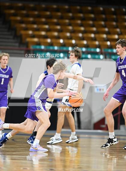Thumbnail 2 in Resurrection Christian vs. Lutheran (CHSAA 4A Final 4) photogallery.