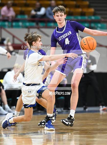 Thumbnail 2 in Resurrection Christian vs. Lutheran (CHSAA 4A Final 4) photogallery.