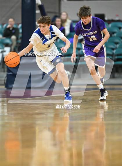Thumbnail 1 in Resurrection Christian vs. Lutheran (CHSAA 4A Final 4) photogallery.