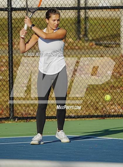 Thumbnail 1 in NCHSAA 1A Dual Team Tennis Championship photogallery.