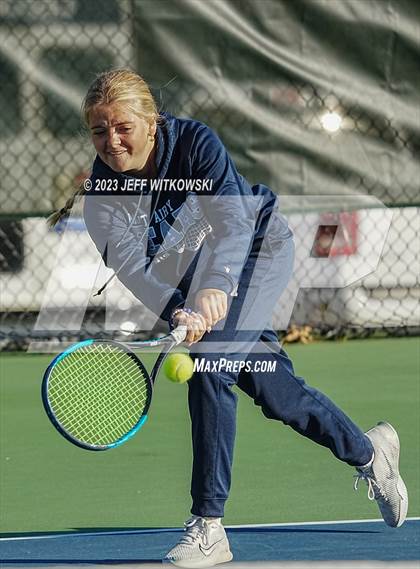 Thumbnail 3 in NCHSAA 1A Dual Team Tennis Championship photogallery.