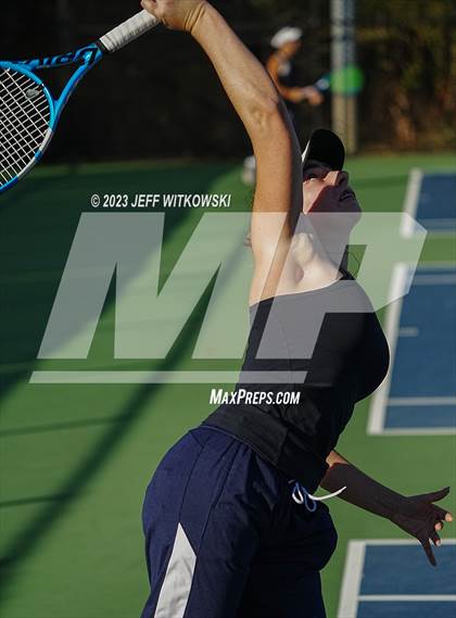 Thumbnail 3 in NCHSAA 1A Dual Team Tennis Championship photogallery.