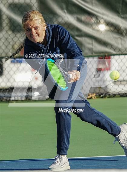 Thumbnail 1 in NCHSAA 1A Dual Team Tennis Championship photogallery.