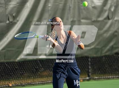 Thumbnail 2 in NCHSAA 1A Dual Team Tennis Championship photogallery.