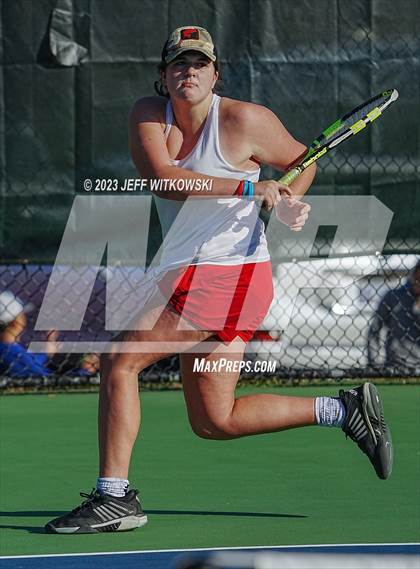 Thumbnail 2 in NCHSAA 1A Dual Team Tennis Championship photogallery.