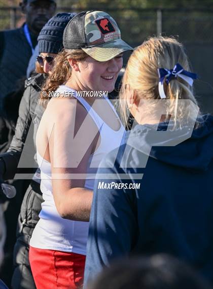 Thumbnail 3 in NCHSAA 1A Dual Team Tennis Championship photogallery.