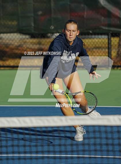 Thumbnail 3 in NCHSAA 1A Dual Team Tennis Championship photogallery.