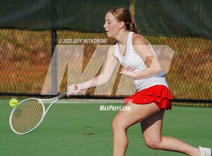 Thumbnail 2 in NCHSAA 1A Dual Team Tennis Championship photogallery.