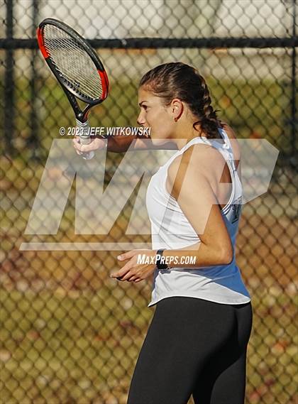 Thumbnail 2 in NCHSAA 1A Dual Team Tennis Championship photogallery.