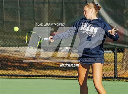 Thumbnail 1 in NCHSAA 1A Dual Team Tennis Championship photogallery.