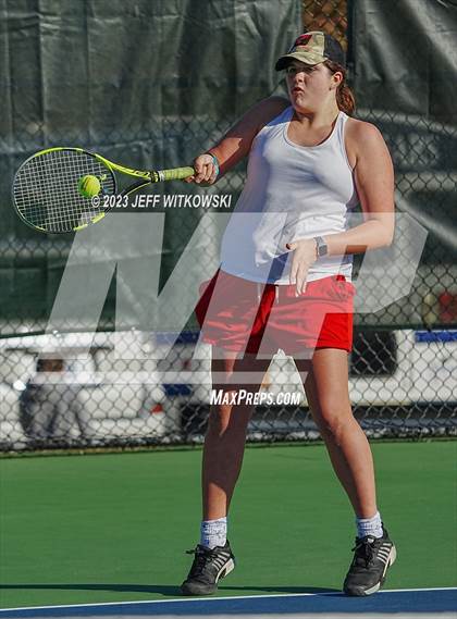 Thumbnail 1 in NCHSAA 1A Dual Team Tennis Championship photogallery.
