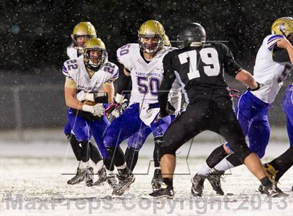 Thumbnail 2 in Homer-Center vs. Bishop Guilfoyle (PIAA Class A 1st Round) photogallery.