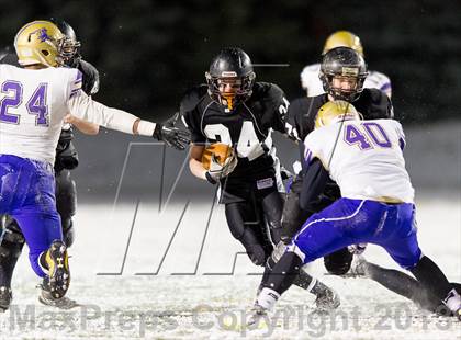 Thumbnail 3 in Homer-Center vs. Bishop Guilfoyle (PIAA Class A 1st Round) photogallery.