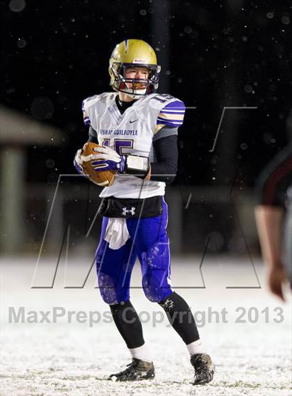 Thumbnail 2 in Homer-Center vs. Bishop Guilfoyle (PIAA Class A 1st Round) photogallery.