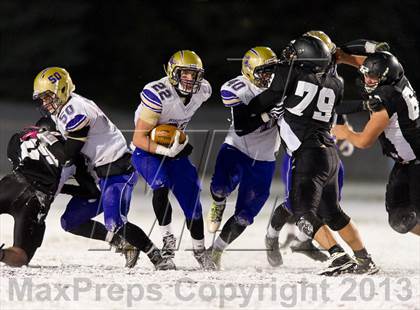 Thumbnail 3 in Homer-Center vs. Bishop Guilfoyle (PIAA Class A 1st Round) photogallery.