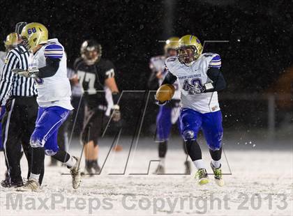 Thumbnail 3 in Homer-Center vs. Bishop Guilfoyle (PIAA Class A 1st Round) photogallery.