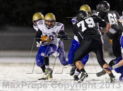 Thumbnail 3 in Homer-Center vs. Bishop Guilfoyle (PIAA Class A 1st Round) photogallery.