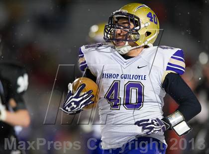 Thumbnail 3 in Homer-Center vs. Bishop Guilfoyle (PIAA Class A 1st Round) photogallery.