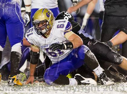 Thumbnail 3 in Homer-Center vs. Bishop Guilfoyle (PIAA Class A 1st Round) photogallery.