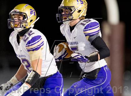 Thumbnail 3 in Homer-Center vs. Bishop Guilfoyle (PIAA Class A 1st Round) photogallery.