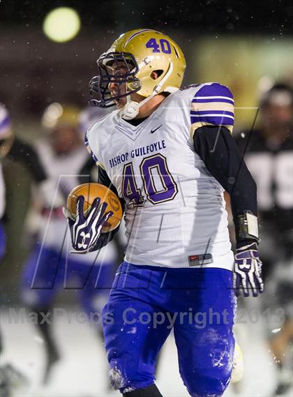 Thumbnail 1 in Homer-Center vs. Bishop Guilfoyle (PIAA Class A 1st Round) photogallery.