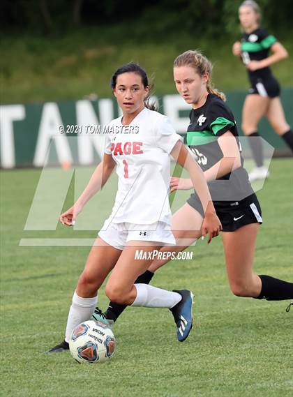 Thumbnail 1 in Page @ Myers Park (NCHSAA 4A West Regional Championship) photogallery.