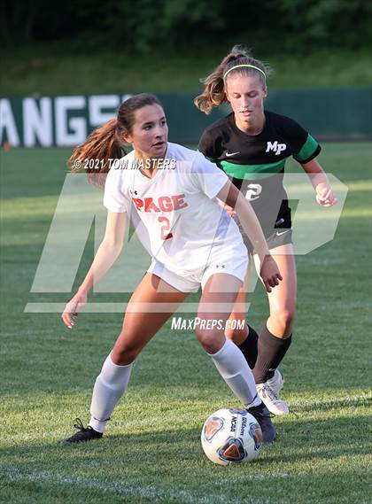 Thumbnail 1 in Page @ Myers Park (NCHSAA 4A West Regional Championship) photogallery.