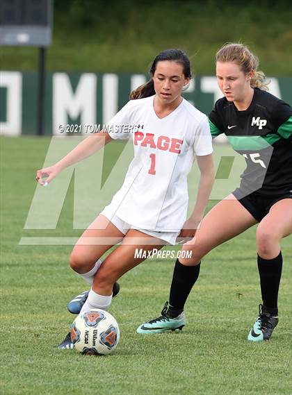 Thumbnail 3 in Page @ Myers Park (NCHSAA 4A West Regional Championship) photogallery.