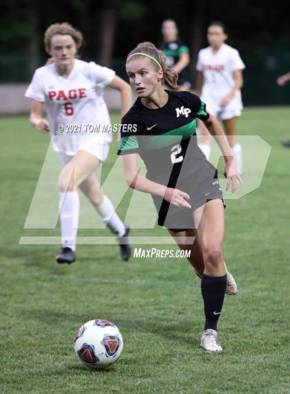 Thumbnail 1 in Page @ Myers Park (NCHSAA 4A West Regional Championship) photogallery.