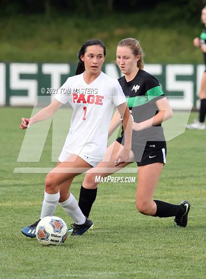 Thumbnail 2 in Page @ Myers Park (NCHSAA 4A West Regional Championship) photogallery.