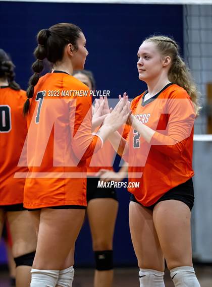 Thumbnail 3 in South View vs Triton (Jack Britt's 19th Annual Volleyball Jamboree)(scrimmage) photogallery.