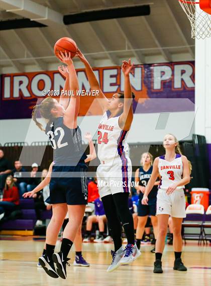 Thumbnail 3 in Danville Girls Basketball (Extending the Season) photogallery.