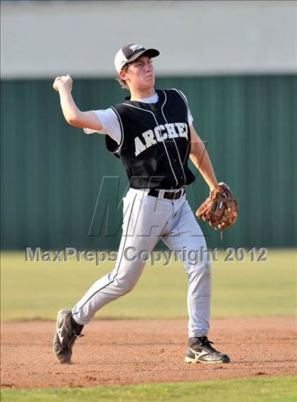 Thumbnail 2 in Archer City vs. Trenton (UIL 1A Region 2 semifinals) photogallery.