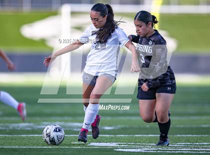 Thumbnail 2 in College Park @ Spring (UIL Bi-District 6A Soccer D2 playoff) photogallery.
