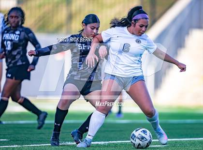 Thumbnail 2 in College Park @ Spring (UIL Bi-District 6A Soccer D2 playoff) photogallery.