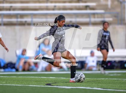 Thumbnail 2 in College Park @ Spring (UIL Bi-District 6A Soccer D2 playoff) photogallery.