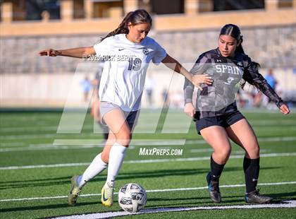 Thumbnail 2 in College Park @ Spring (UIL Bi-District 6A Soccer D2 playoff) photogallery.