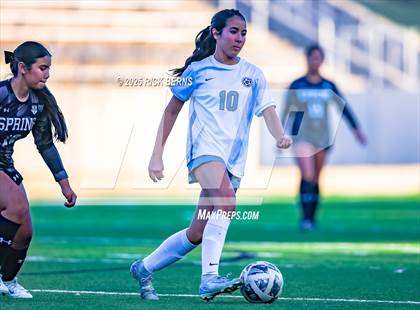Thumbnail 1 in College Park @ Spring (UIL Bi-District 6A Soccer D2 playoff) photogallery.