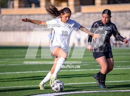 Thumbnail 1 in College Park @ Spring (UIL Bi-District 6A Soccer D2 playoff) photogallery.