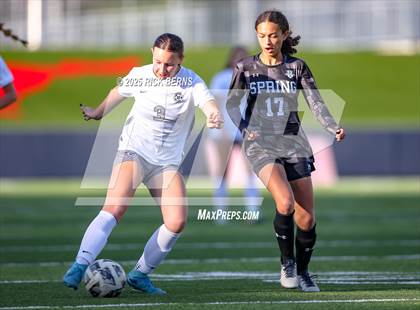 Thumbnail 1 in College Park @ Spring (UIL Bi-District 6A Soccer D2 playoff) photogallery.