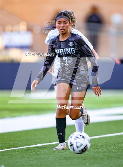 Thumbnail 2 in College Park @ Spring (UIL Bi-District 6A Soccer D2 playoff) photogallery.