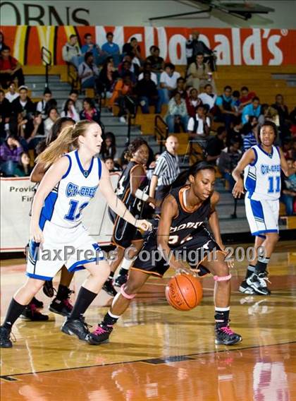 Thumbnail 2 in Dobie vs Cypress Creek (McDonalds Texas Invitational) photogallery.