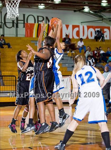 Thumbnail 2 in Dobie vs Cypress Creek (McDonalds Texas Invitational) photogallery.