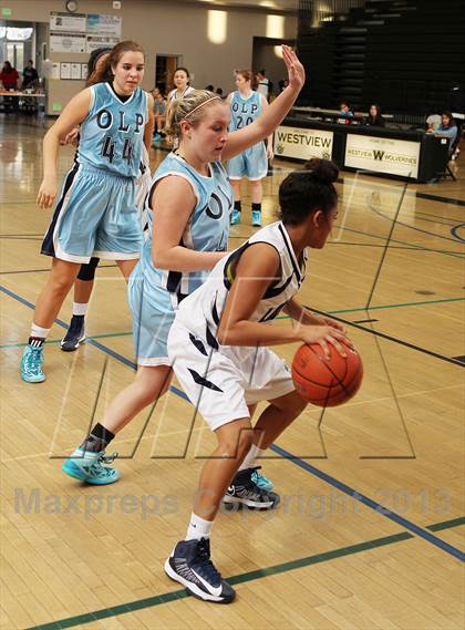 Thumbnail 2 in Dantzler Charter vs. Our Lady of Peace (So Cal Holiday Classic) photogallery.