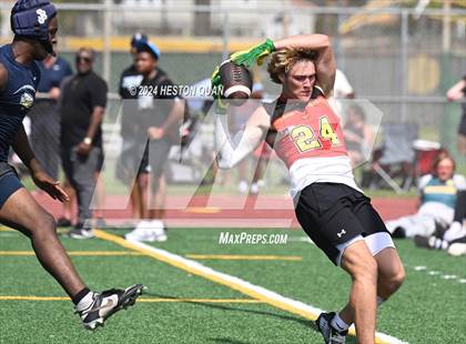 Thumbnail 1 in Mission Viejo vs. St. John Bosco (Battle At The Beach) photogallery.