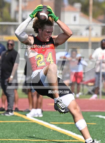 Thumbnail 1 in Mission Viejo vs. St. John Bosco (Battle At The Beach) photogallery.