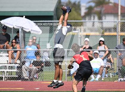Thumbnail 1 in Mission Viejo vs. St. John Bosco (Battle At The Beach) photogallery.