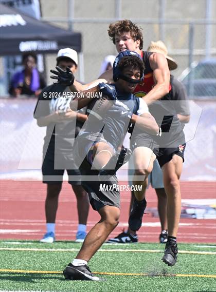 Thumbnail 1 in Mission Viejo vs. St. John Bosco (Battle At The Beach) photogallery.